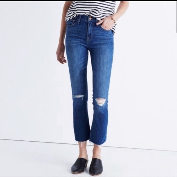 Madewell 10” High Riser Demi Boot Jeans - Picture 3 of 6